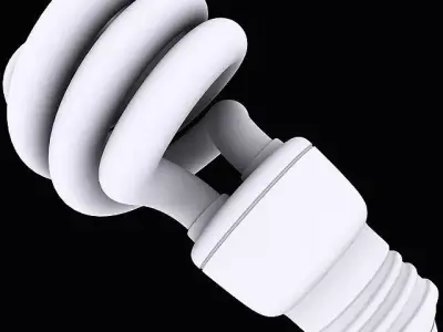 Compact Fluorescent Bulb 3D model