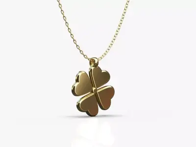 Light clover pendant 3D print model