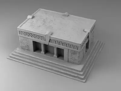 The palace of Maya 3D print model