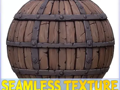 Stylized Wood Seamless Texture Texture 36
