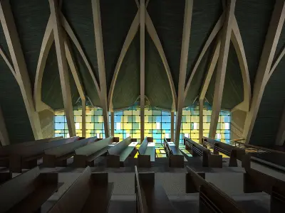 Church Interior 3D model