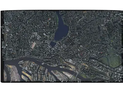 City of Hamburg 3D model