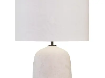 Lamp With Ceramic Base 3D model
