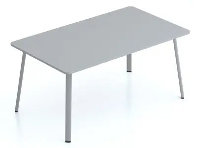 Kettal Village Table and Chair 3D model