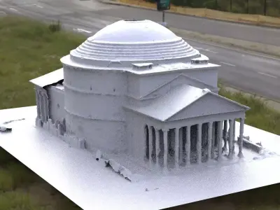 Rome Pantheon Arena Dome 3D 3D model