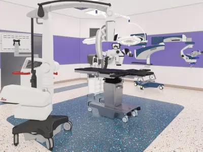  Operating Room Rigged for Cinema 4D 