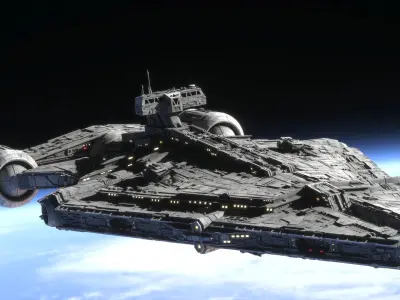 Imperial Light Cruiser  - Star Wars 3D model