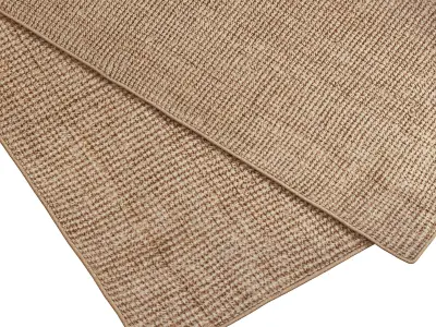 Carpet set 3231 - Natural Jute Rug - 10k 3D model
