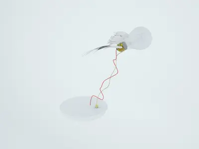 Ingo Maurer - Lucellino Lamp 1980 3D model