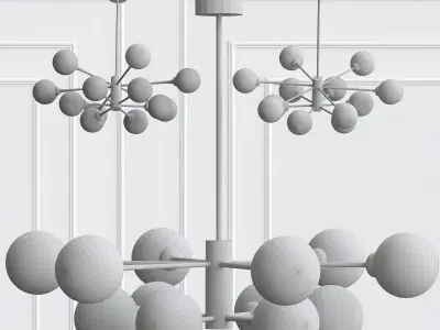 Karrington Chandelier 3D model buy