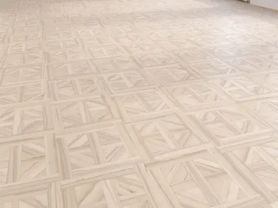 Parquet - Laminate - Wooden floor 4 in 1 Low-poly 3D model