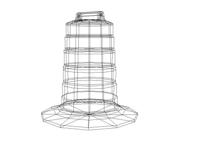 Freeway Barrel Low-poly 3D model