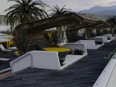 GTA 5 Diamond Casino exterior Low-poly 3D model