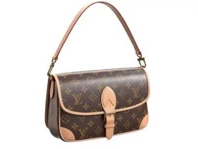 Louis Vuitton LV Diane Bag Brown Monogram Low-poly 3D model