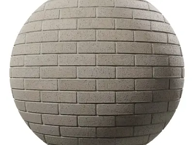 Brick Wall PBR Material 4K Texture
