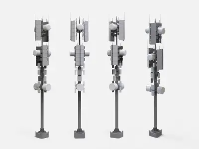 sci fi Mast 1 3D model
