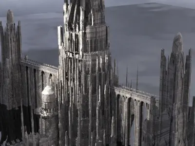 Babylon of the future Kit bash 3D model