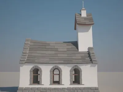 Church Cartoon 3D model