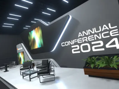 3D Showroom Level Kit Vol 16 Low-poly 3D model