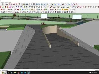 sketchup park  3D model