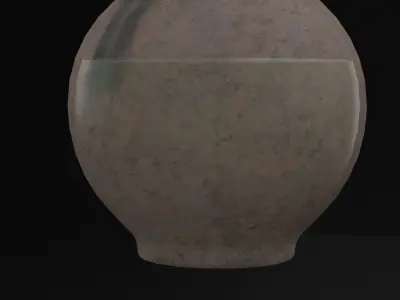Elixir Potion Bottle  Low-poly 3D model