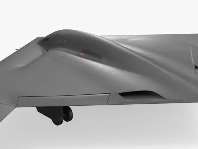  B-21 Stealth Bomber Black 