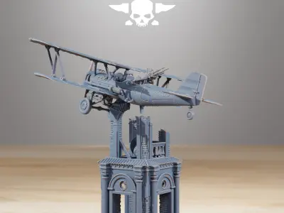 GrimGuard SF-14A Biplane 3D print model