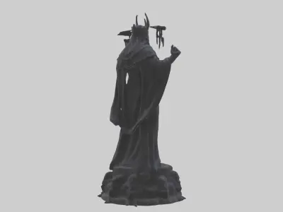 The Shadow King statue model 3D model