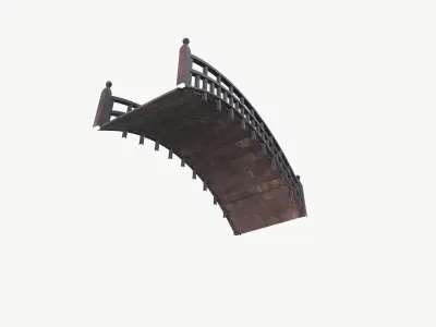Bridge Low-poly 3D model 4