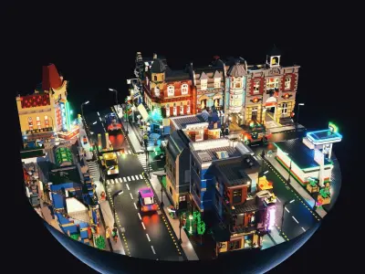 LEGO Planet 3D model