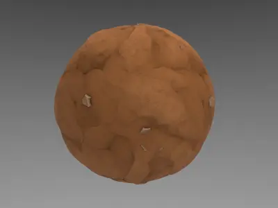 Dirt - Stylised PBR Texture - Material 3D model