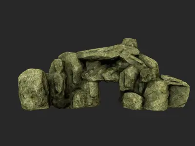Rock Pack vol 6 Low-poly 3D model