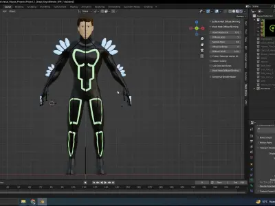 EpicRealms GModes Odyssey Model ready to use in Games  3D model