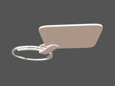 Key Ring v2 001 Low-poly 3D model