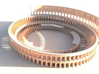 Coliseum 3D Model 3D model