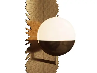 Starburst Sconce 3D model