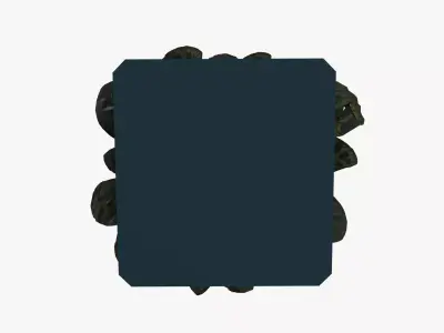 Office Indoor Plant Low-poly 3D model