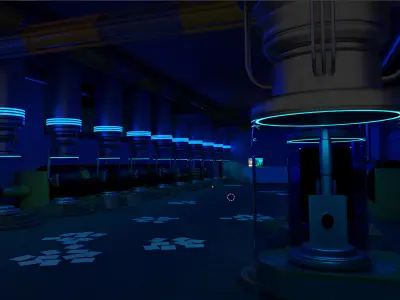 Sci-Fi Lab Facility 3D model