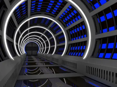 Sci Fi Corridor    3D model