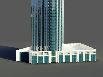 Vida residence Tower - Dubai 3D model