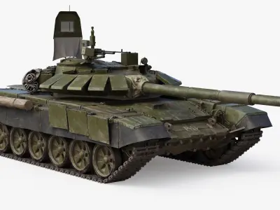  T-72 B3 Realistic Main Battle Tank 