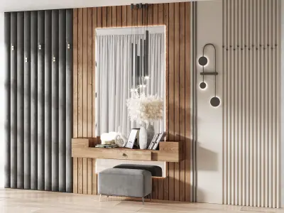 Hallway Set  N8  1 3D model