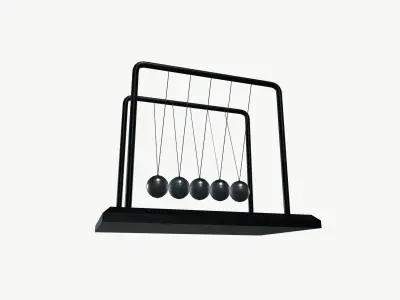 Newtons Cradle 3D model