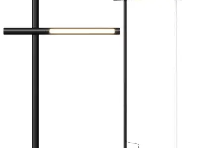 De Padova Twig Floor Lamps 3D model