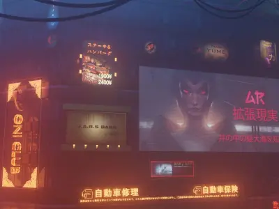 Neon SciFi Cyberpunk Signs 3D model