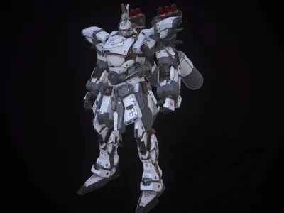 Assault Mech Low-poly 3D model purchase