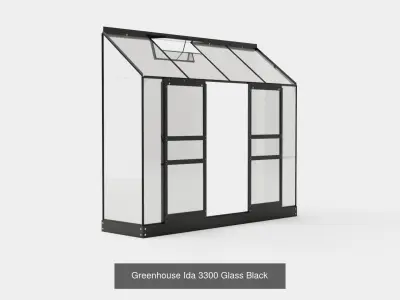 Collection of Greenhouse Ida 3300 Glass - 3 Models 3D Model Pack