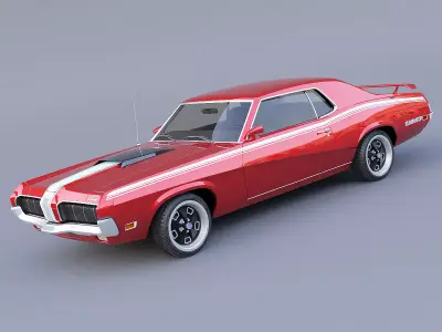 1970 Mercury Cougar Eliminator 3D model