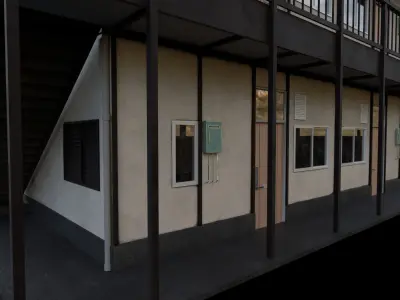 Japanese style small apartment 3D model
