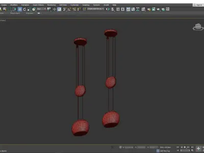 Jojo Mini Pendant Light Low-poly 3D model